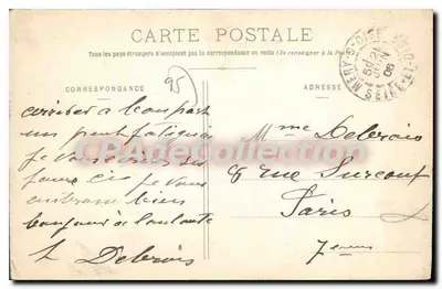 MÉRY-sur-OISE - O Castelo - 1 — Pontoise, A. Seyes, editor-imprensa - Cliché Godefroy — Verso