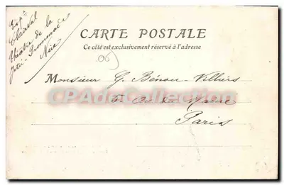 O Cap Ferrat e a Ponta d'Hospice — Estrada de Nice a Menton — Editor Clairval, n° 259 — Verso