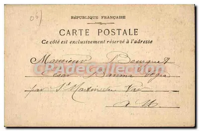 NICE - Ryniek — Photo-ateliers Baudouin, Marsylia — F. Nivon, wyd., Nice — Rewers