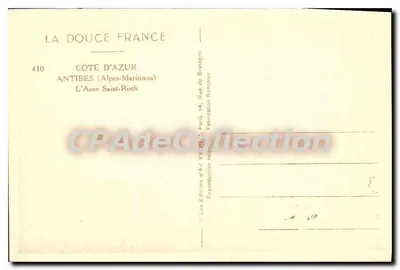 Antibes — L'Anse Saint-Roch — La Douce France, n°410 — Verso