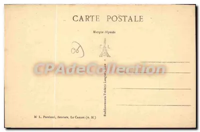 Le Cannet (A.M.) — O Boulevard Carnot — Editor: Frédéric Laugier — Verso