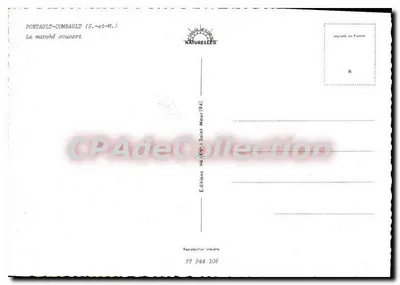 PONTAULT-COMBAULT (S.-et-M.) — Il mercato coperto — Edizioni Clouleurs Naturelles — Verso