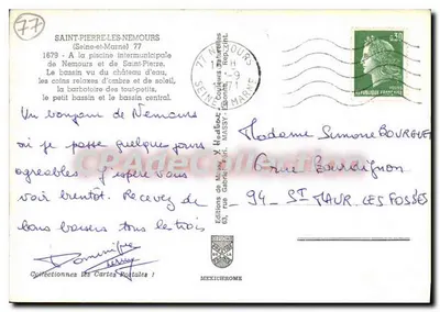 St-Pierre-lès-Nemours — basen międzimiejski — Wydawnictwo Missy — Rewers
