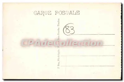 Toulon-sur-Mer — Zandstrand Sablettes — J. Dol, Photolypie, 15 rue Jean-Jaurès — Achterkant