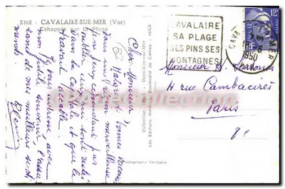 Cavalaire-sur-Mer — widok portu i gór — Wydawnictwo Prawdziwe — Rewers