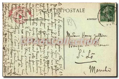 Le Mont-des-Oiseaux, blisko Hyères — Towarzystwo Pomocy Rannym Wojskowym — n°14 — Rewers