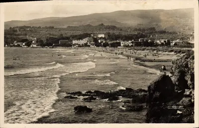Les Lecques-sur-Mer — Efeitos de ondas na praia — A Garça