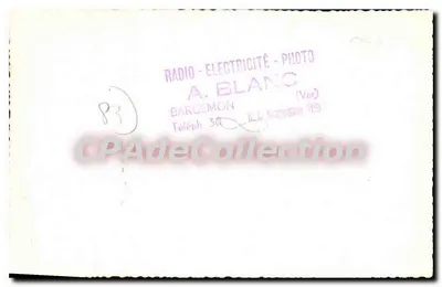 Statua Maryi z Dzieciątkiem — Bargemon (Var) — A. Blanc — Rewers