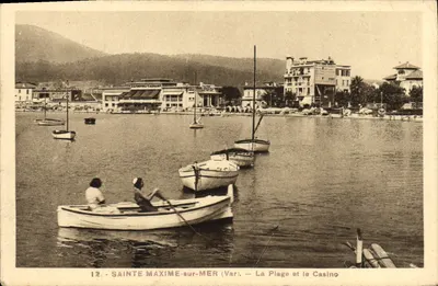 Sainte-Maxime-sur-Mer (Var) — A Praia e o Cassino — Edição Vignolle