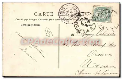 Toulon — Perspektywa portu — Wydawnictwo Galeries Modernes, Toulon, nr 59 — Rewers