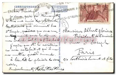Saint-Raphaël — Widok na Fréjus-Plage i Lotnictwo — Aldia, n° 12156 — Rewers