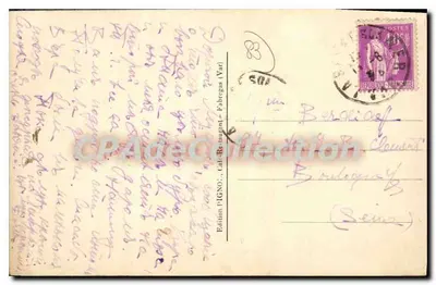 Fabregas (Var) - La Baie — Edizione PIGNO, n°2 — Verso