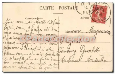 Hyères — Fontaine Godillot — Parfumerie Chambourlier, Hyères — Rewers