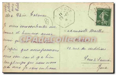 A Cruz - Grand Hôtel d'Angleterre — Edições Tipográficas Masselin, n°14 — Verso