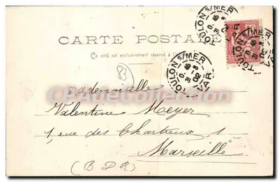 Tamaris-sur-Mer, vicino a Tolone — Vista generale — Edizione Lévet et C° — Verso