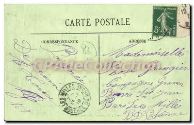 Toulon — Invoer van de Nieuwe Kazerne Grignan — LL — Achterkant