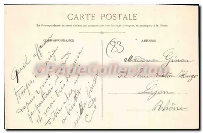 Giens — Pontas da Galère e de Rabot — Gilloché Giraud — Verso