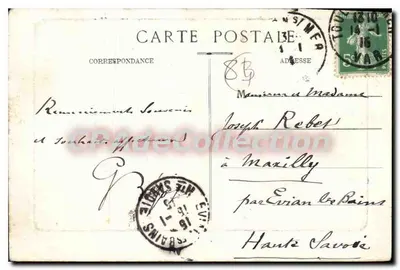 Toulon — A Estação do P.L.M. — F.F. n°33 — Verso