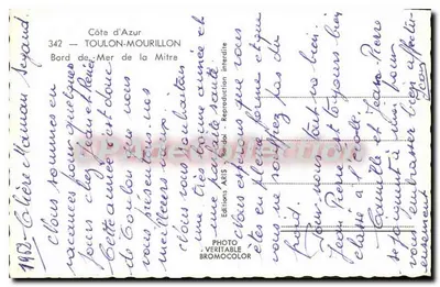 Brzeg Morza w Mitre — Toulon-Mourillon — Wydawnictwo ARIS — Rewers