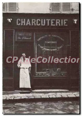 Charcutaria Émile Lein — especialidade de salsichas e conservas — Paris