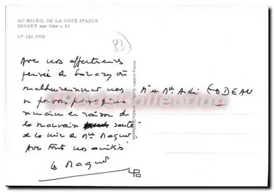 Sanary — Playa de Port Issol — editor AU SOLEIL DE LA CÔTE D'AZUR, n° 128 1004 — Reverso