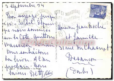 A Praia de Le Lavandou — Mar e Montanhas — Cie des Arts Phonographiques — Verso