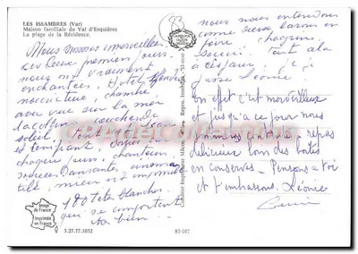 Les Issambres (Var) — Plaża Rezydencji — Wydawca Cing, nr 83-107 — Rewers