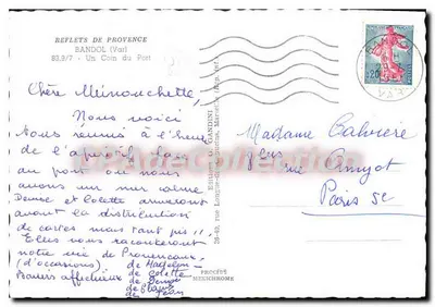Port w Bandol — Odbicia Prowenckie — Wydawca Mexichrome — Rewers