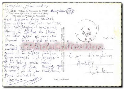 Pramousquier - Gap-Negre (Var) — Vakantiedorp van het T.C.F. — Uitgever: Les Éditions M.A.S. — Achterkant