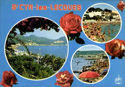 St CYR-les-LECQUES — vista panorâmica e praias — editor MAR, n° 13245