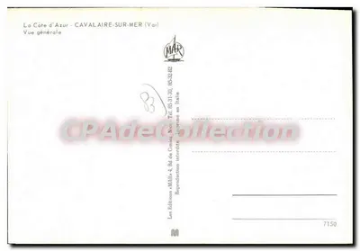 Cavalaire-sur-Mer — Algemene uitzicht — Le Éditions « MAB » — Achterkant