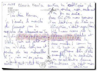 Mercado de Beauvais — Les Editions Abris — n° 10 264 — Verso
