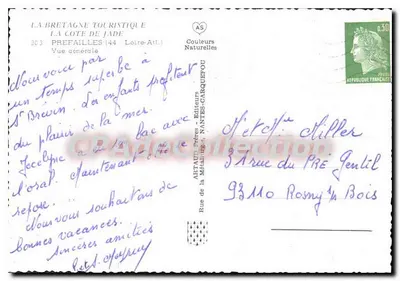 Préfailles — Tổng quan — La Bretagne Touristique, Số 203 — Mặt sau