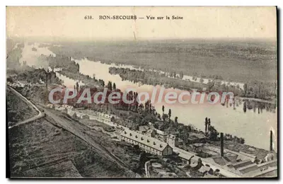 Bonsecours — Vue sur la Seine — n° 638