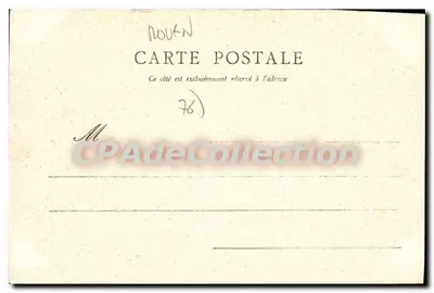 Rouen — Rue de la Bourse — A.I. Guerstromeig — Verso