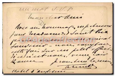 Rouen — Hôtel du Bourgtheroulde — Eau-forte par Ch. Pinet, n° 14 — Verso