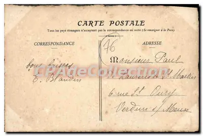 Château d'Ételan, près Noirmoutier — vue de l'extérieur avec chapelle, arrondissement du Havre (Seine-Inférieure) — Collection E. Pasquis, photographe, Laigle (Orne) - N° 497 — Verso