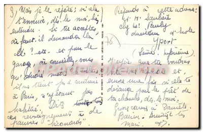 Yport — A Praia — LL. — n°82 — Verso