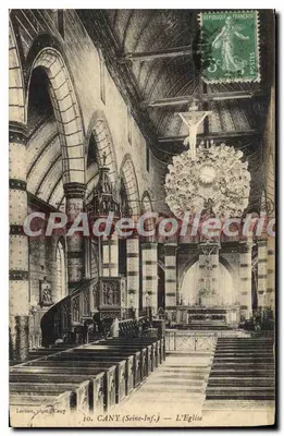 CANY (Seine-Inf.) — A Igreja — Loctere, fot. Cauy