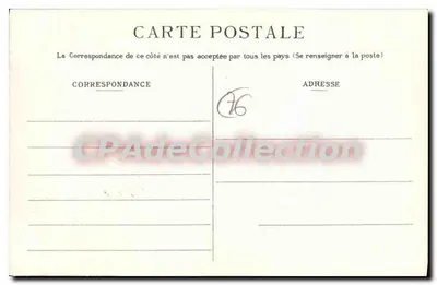 Le Tréport — Plac Sadi-Carnot. Wejście na ulicę Dieppe. — Rewers