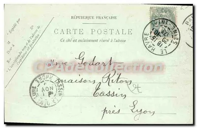 Le Havre — Il Giardino dell'Hôtel-de-Ville — LL. — N° 131 — Verso
