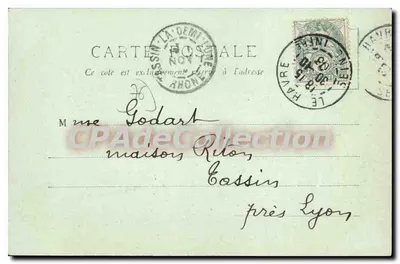 Le Havre — Kerk van Onze Lieve Vrouwe van de Golven en de Stad — LL. — Achterkant