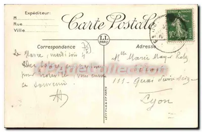 Le Havre — Rue de Paris — LL. — N°99 — Verso