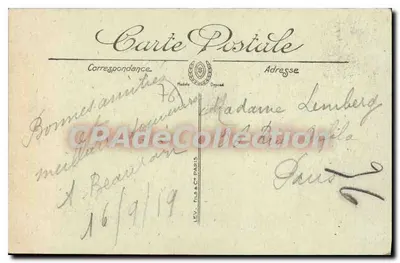 Rouen — Ogólny widok z kościoła Świętego Ouen — LL. — Rewers