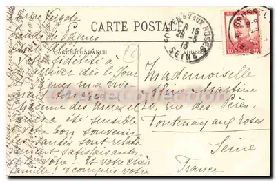 Le Tréport — O Casino — LL. — n°185 — Verso