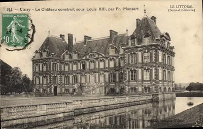 Cany - O Castelo construído sob Luís XIII, por Fr. Mansart — Edição Le Littoral (Seine-Inférieure)