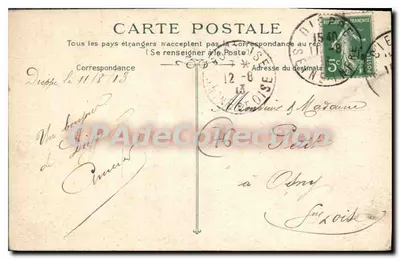 Dieppe — Hotele obok bulwaru — G. M. 1365 — Rewers
