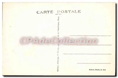 CRIEL-PLAGE — Perspektywa plaży — Wydawnictwo Étoile de Mer — Rewers