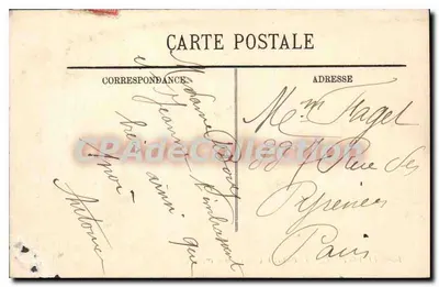 Le Tréport — O Porto e o Cais François Ier — LL. n°109 — Verso