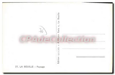 La Bouille — Paisagem — Edição especial « Au Petit Paris » — Verso
